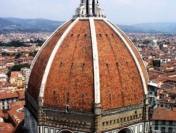 Brunelleschi's dome photos, What is special about Brunelleschi's dome?